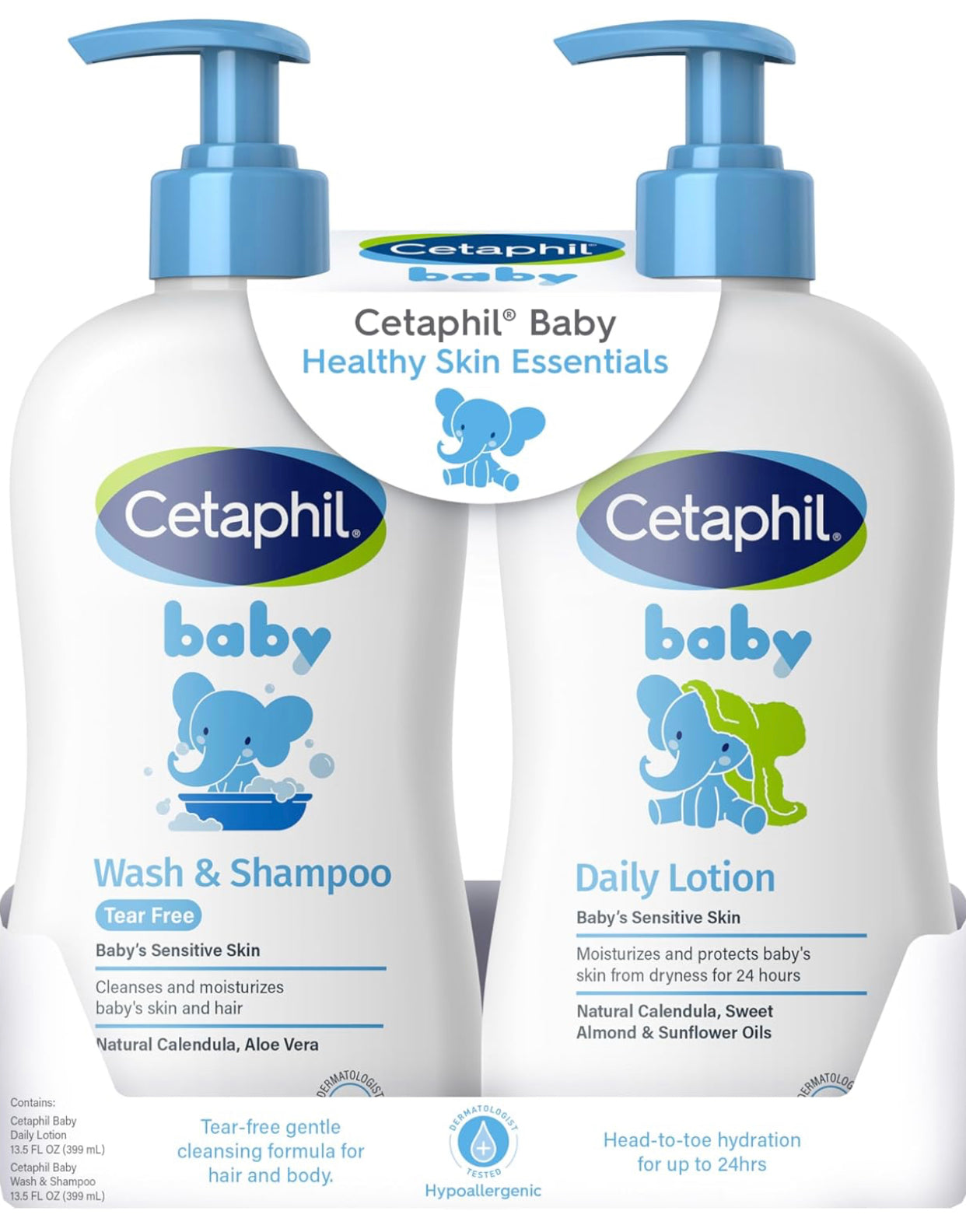 Cetaphil Baby Wash + Lotion 2pk