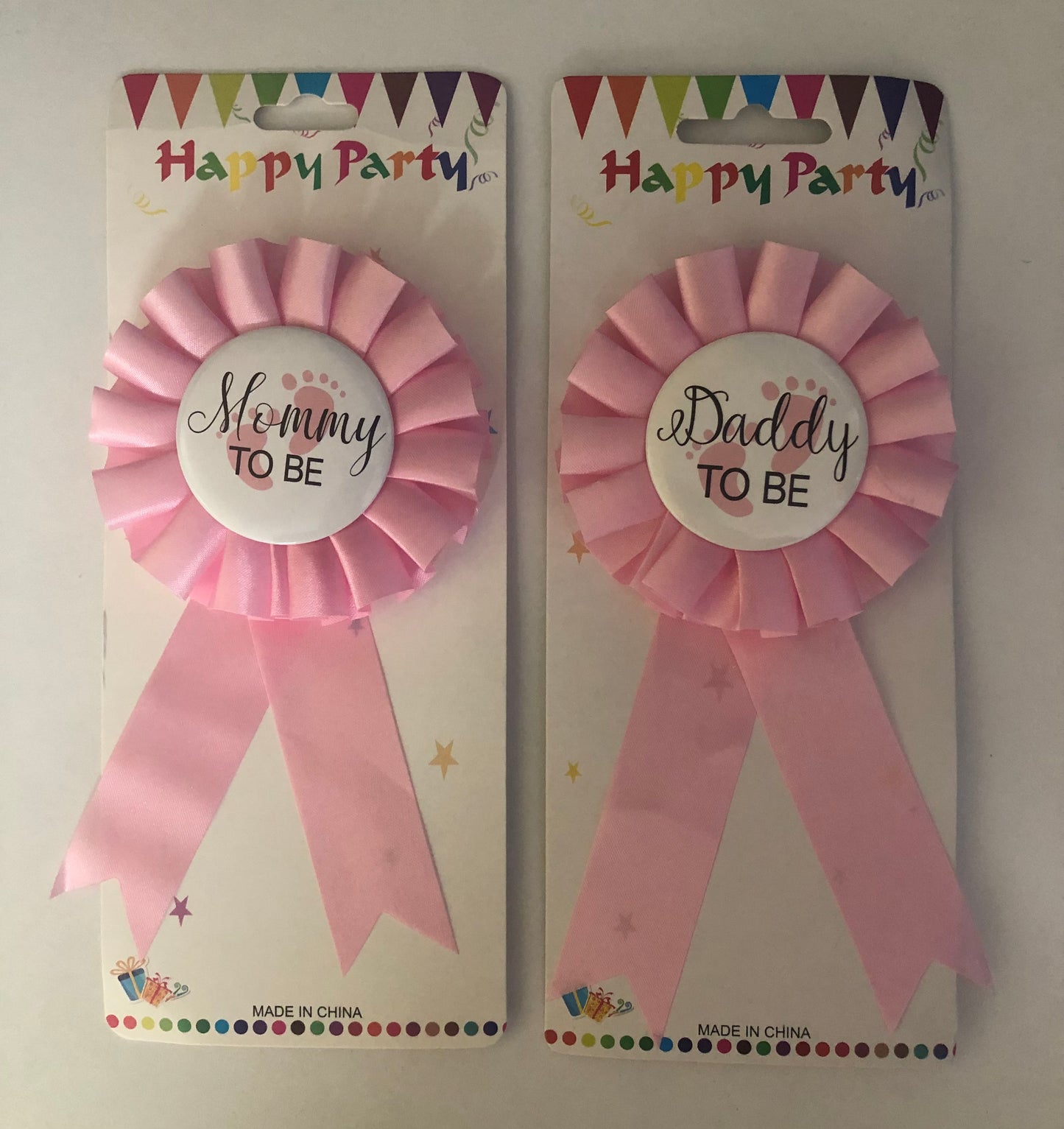 Mom/Dad to be PIN pink/blue