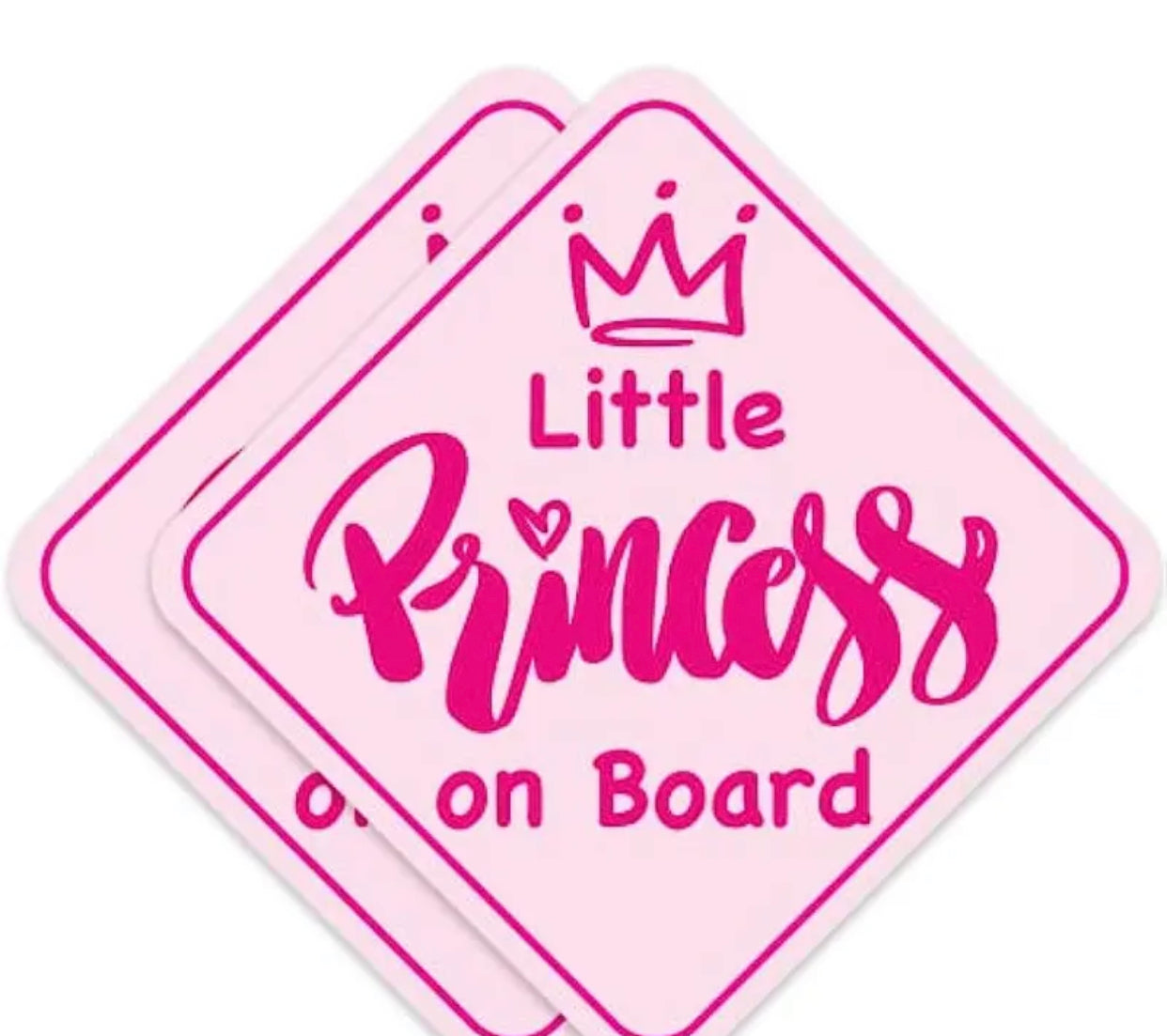Princess On board sticker
