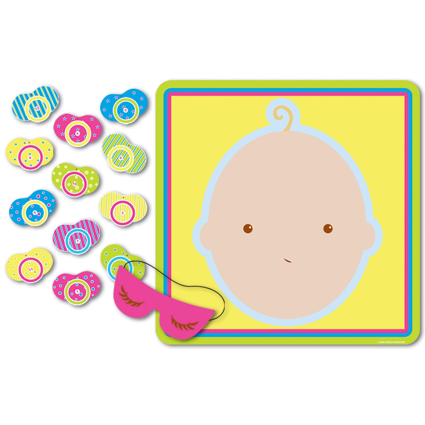 Pin the pacifier game