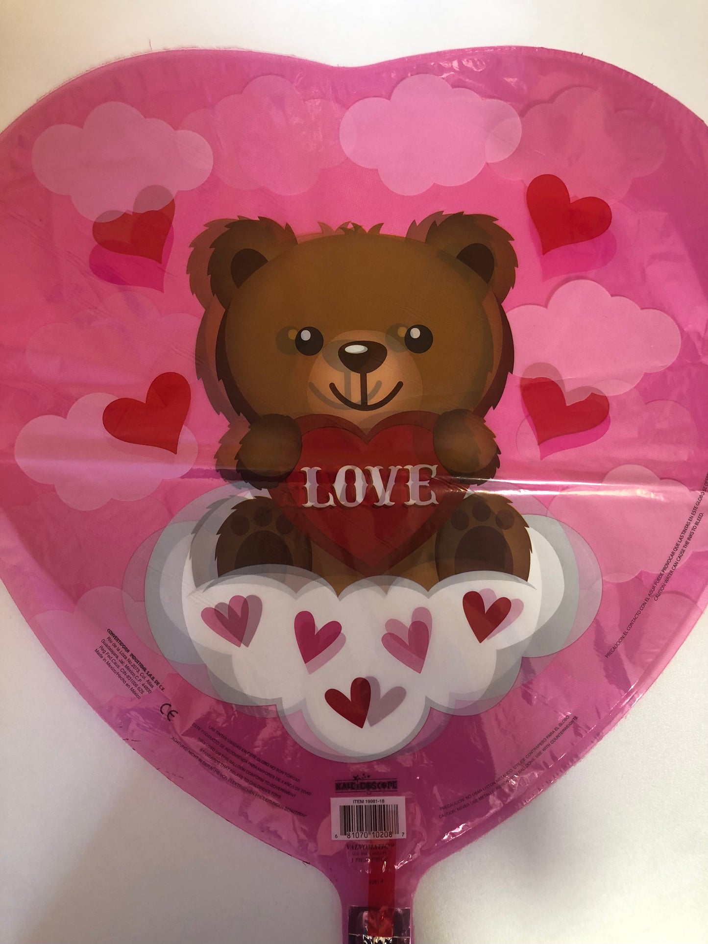 Balloon foil 18" Assorted unpk