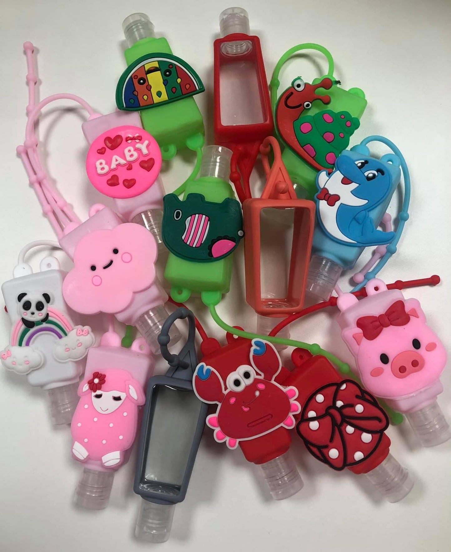 Sanitizer holder 1oz cartoon