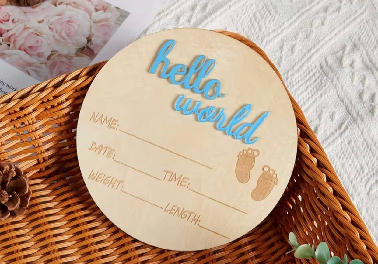 Hello World Sign