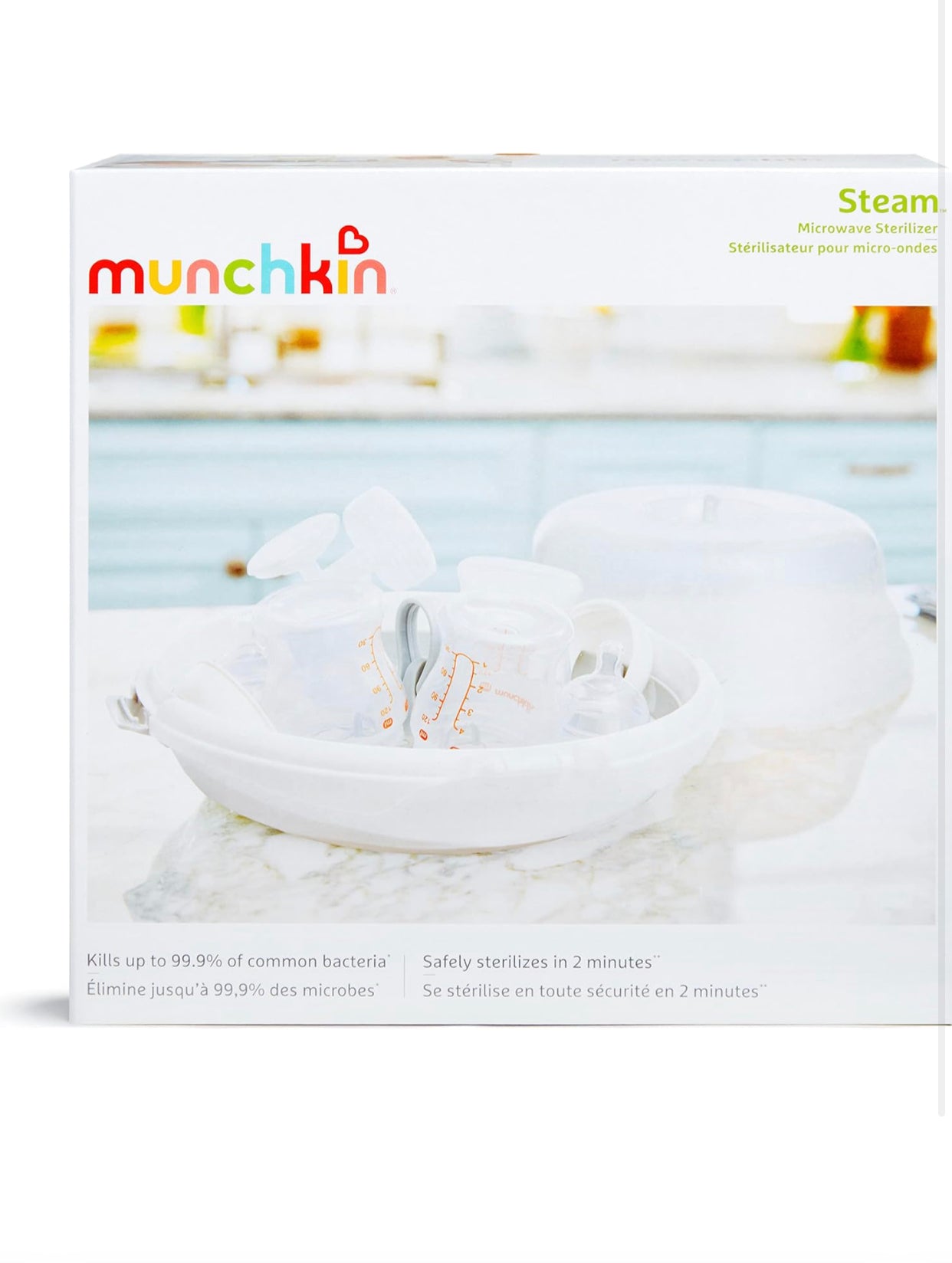 Microwave bottle sterilizer