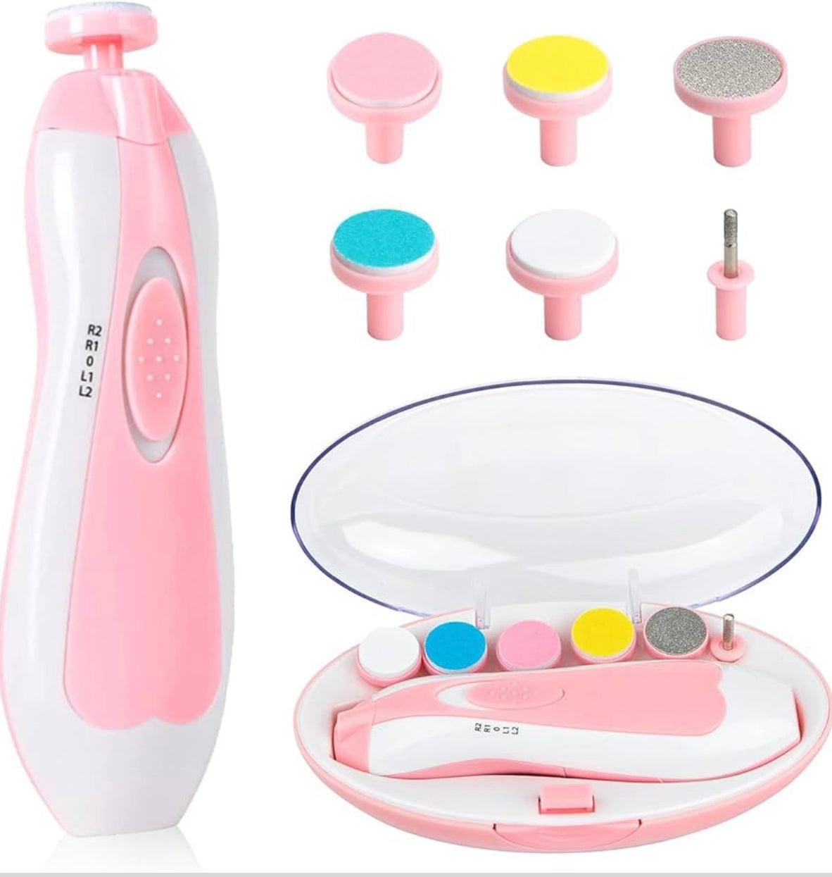 Nail Trimmer Electric Pink