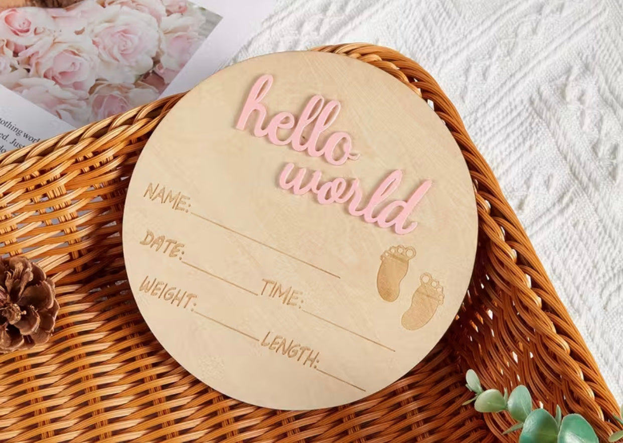 Hello World Sign