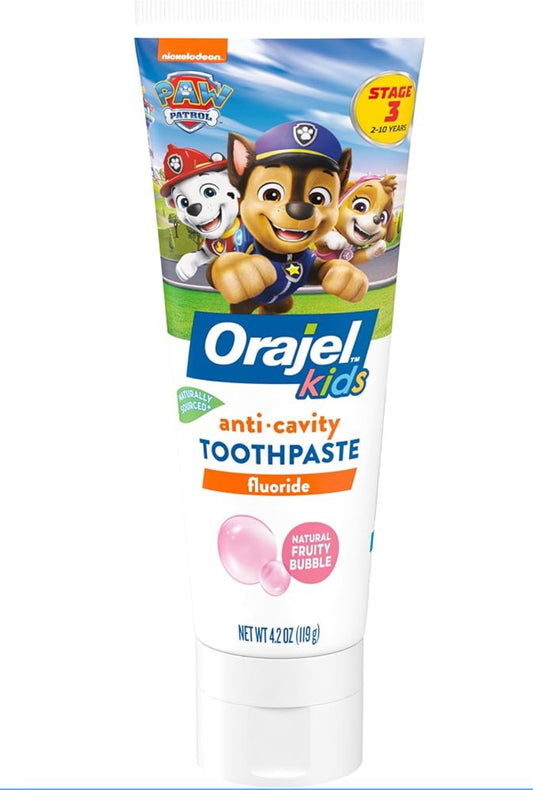 Orajel Toothpaste 4.2oz Paw Patrol