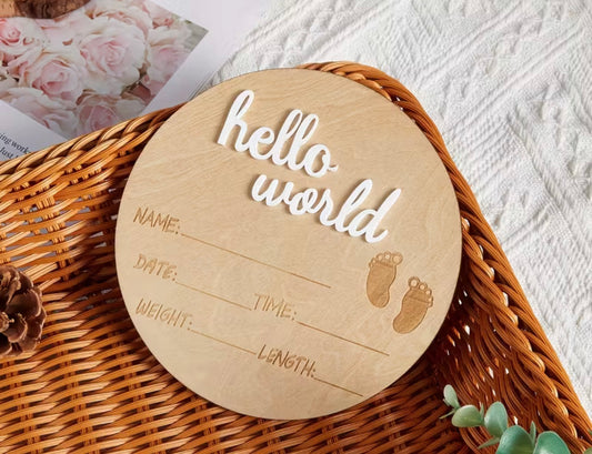 Hello World Sign