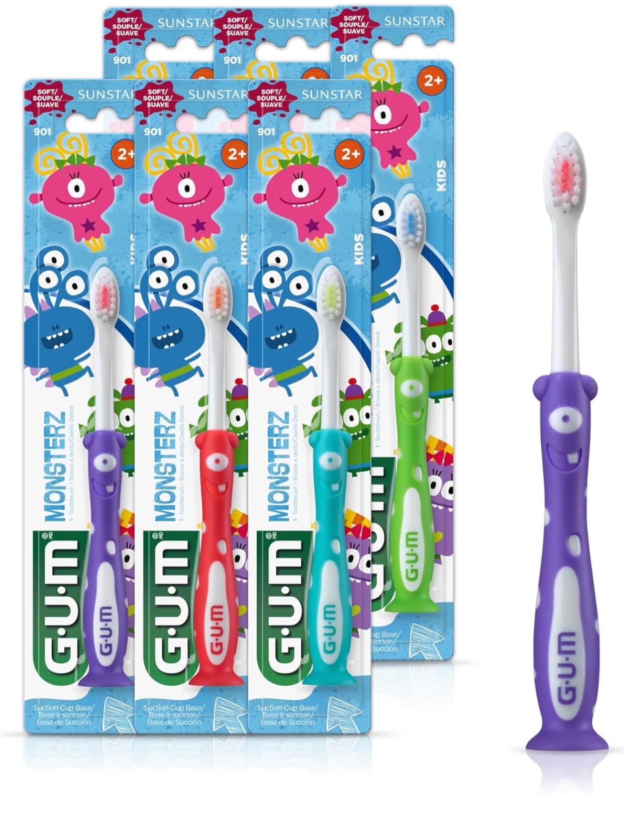 Toothbrush Monsterz Soft 2+