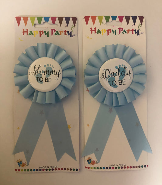 Mom/Dad to be PIN pink/blue