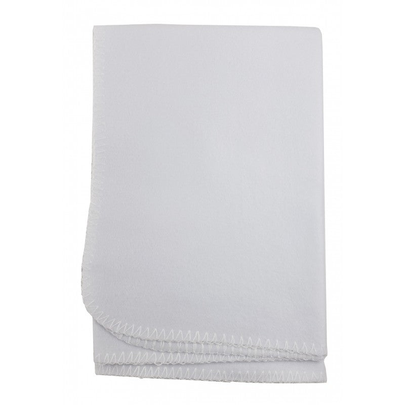 White fleece blanket